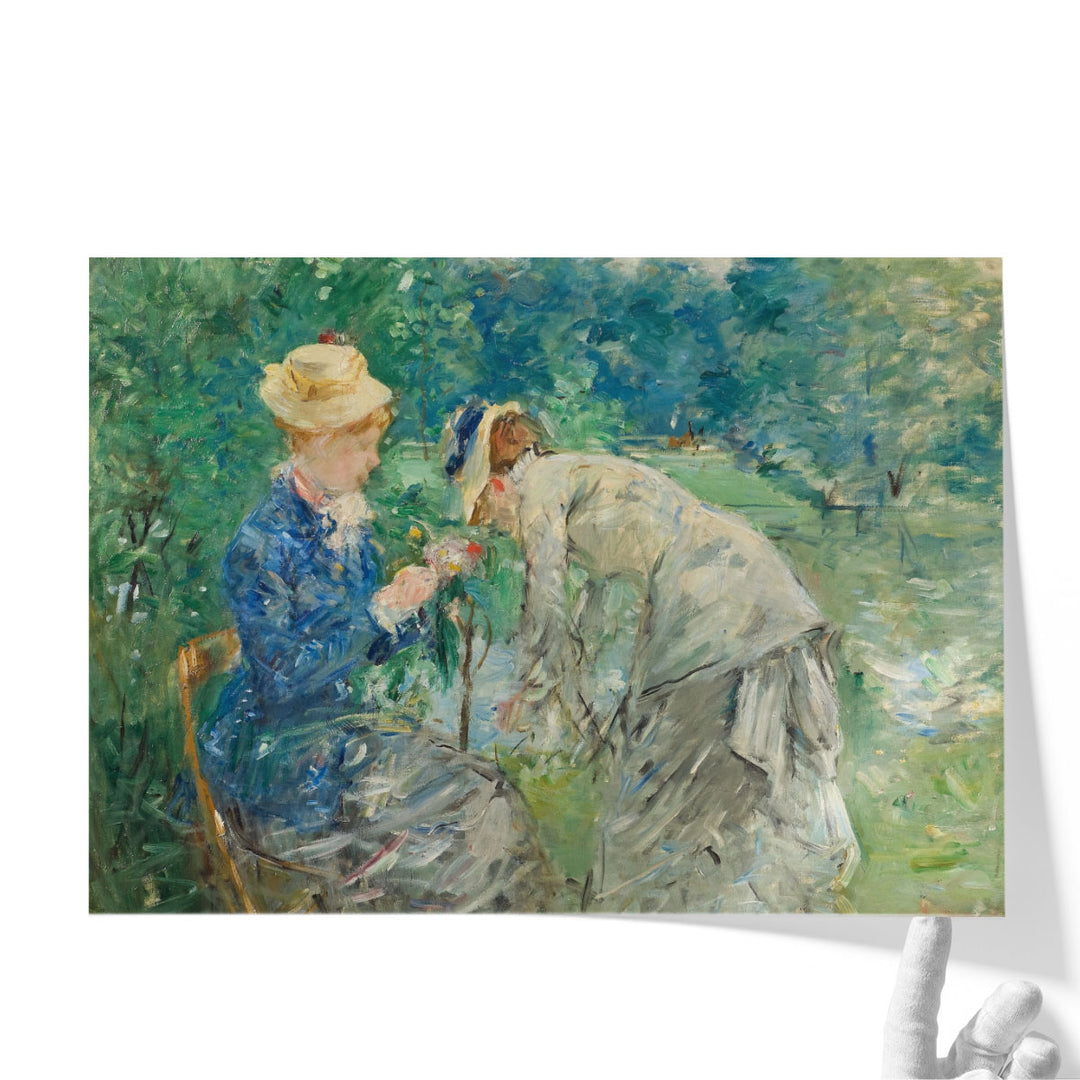 In the Bois De Boulogne - Canvas Print Wall Art