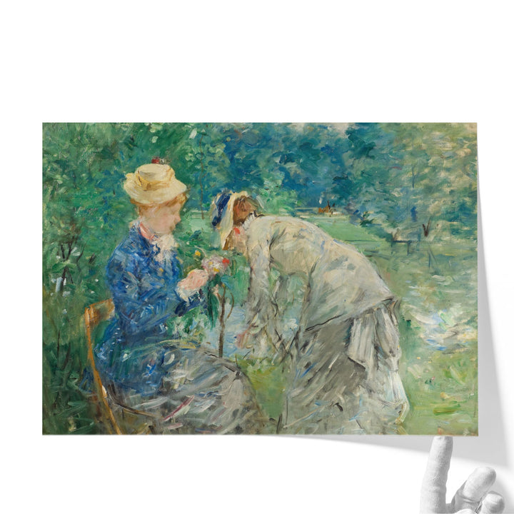 In the Bois De Boulogne - Canvas Print Wall Art