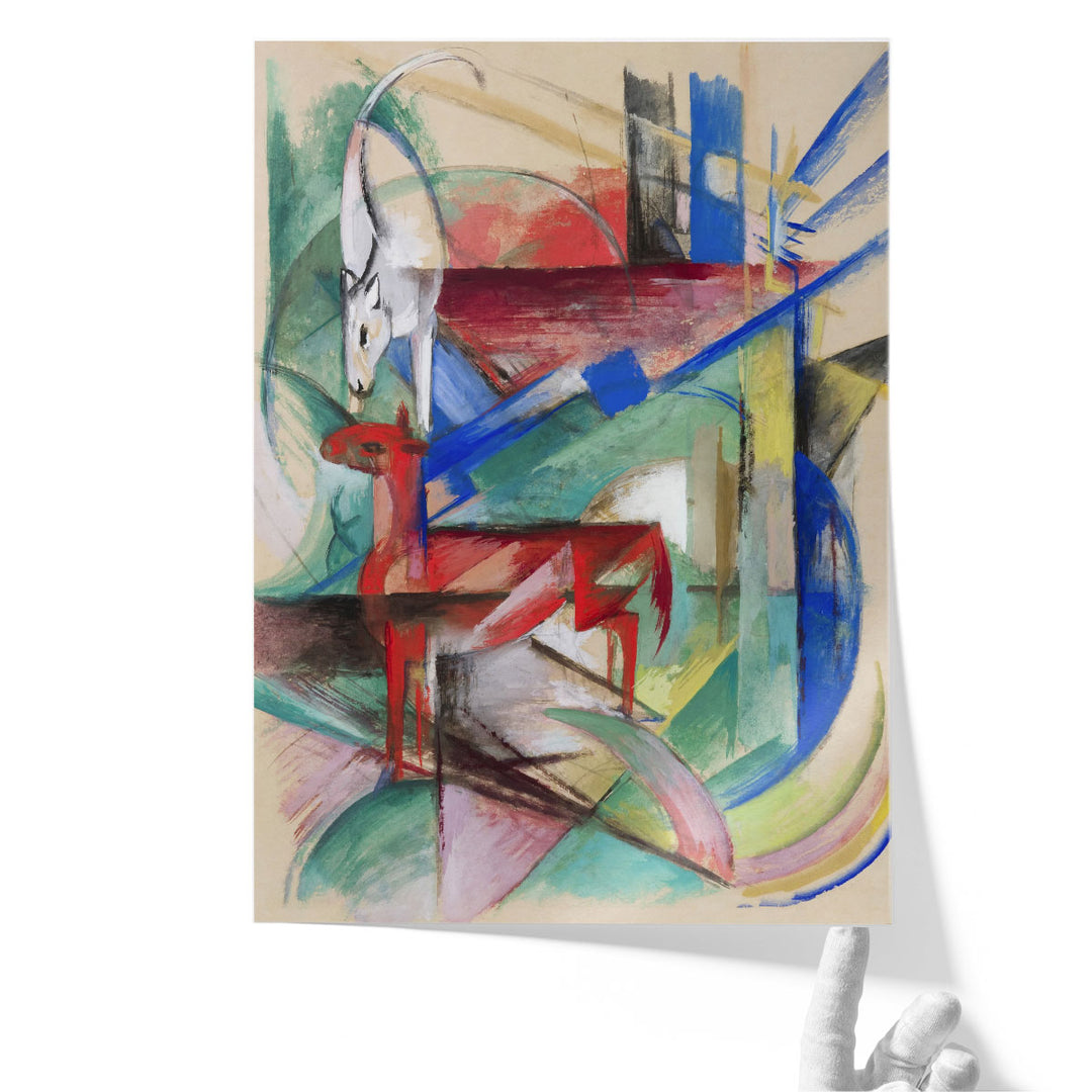 Landscape with Animals, 1913 - Canvas Print Wall Art