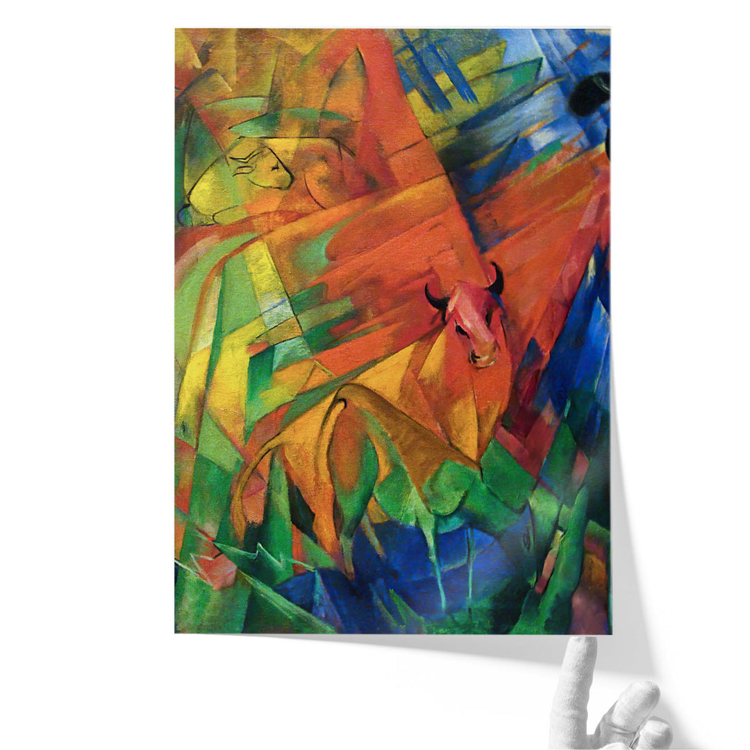 Animals in a Landscape, 1914 - Canvas Print Wall Art