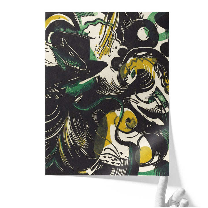 Large canvas wall art for hallway design