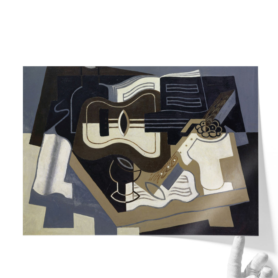 Guitar and Clarinet, 1920 - Canvas Print Wall Art