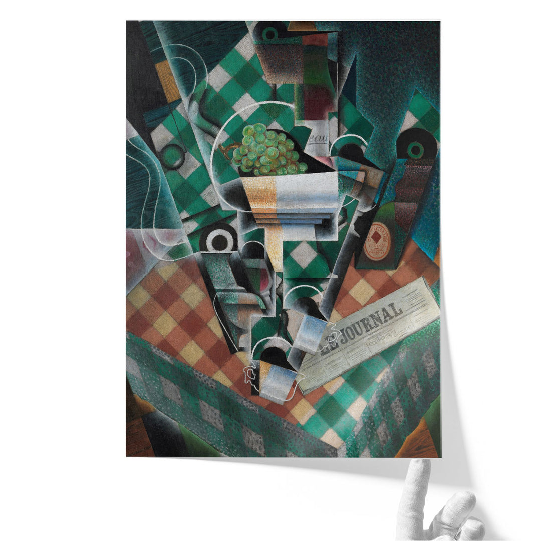 Still Life with Checked Tablecloth, 1915 - Canvas Print Wall Art