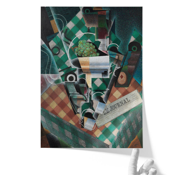 Still Life with Checked Tablecloth, 1915 - Canvas Print Wall Art