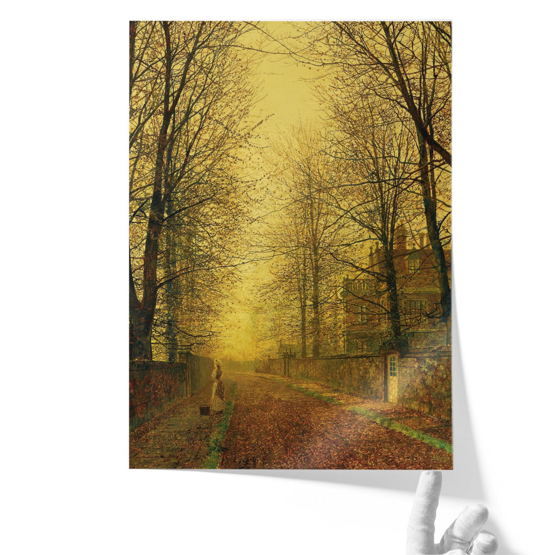 In Autumn’s Golden Glow - Canvas Print Wall Art