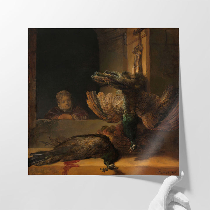Still Life with Peacocks, 1639 - Canvas Print Wall Art