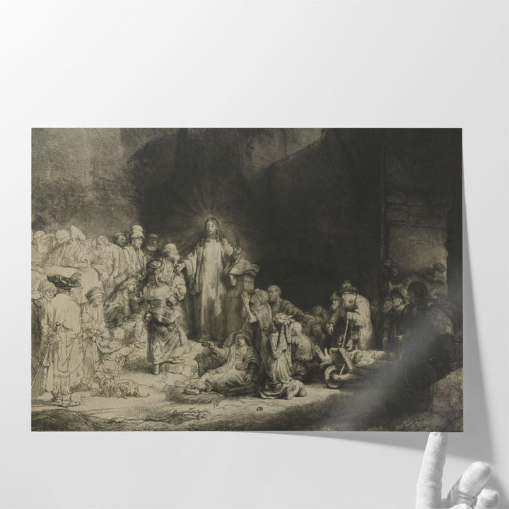 Christ Healing the Sick - Canvas Print Wall Art
