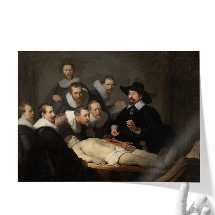 The Anatomy Lesson of Dr Nicolaes Tulp, 1632 - Canvas Print Wall Art