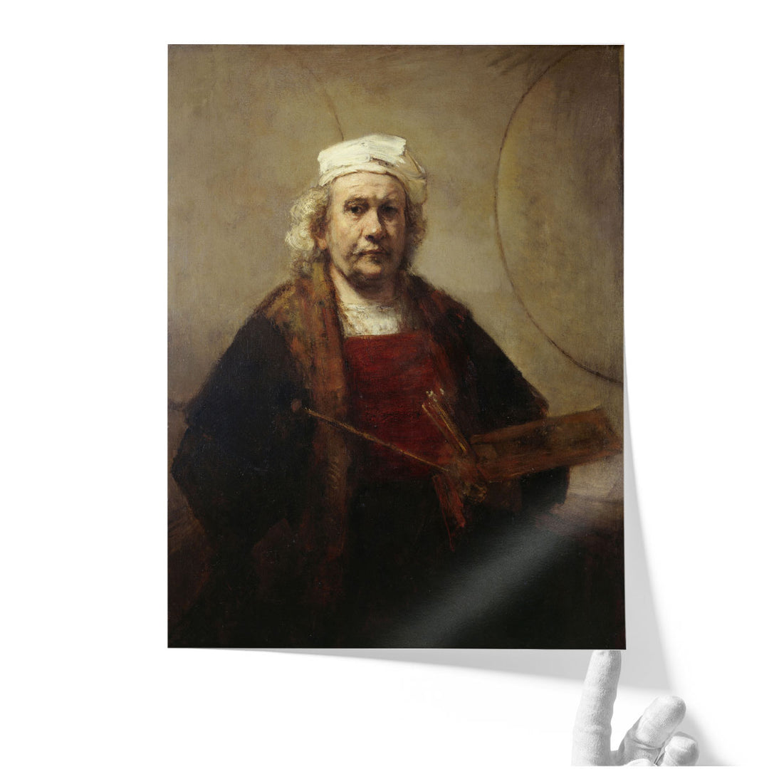 Rembrandt Self Portrait - Canvas Print Wall Art