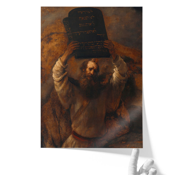Moses Smashing the Tablets of the Law, 1659 - Canvas Print Wall Art