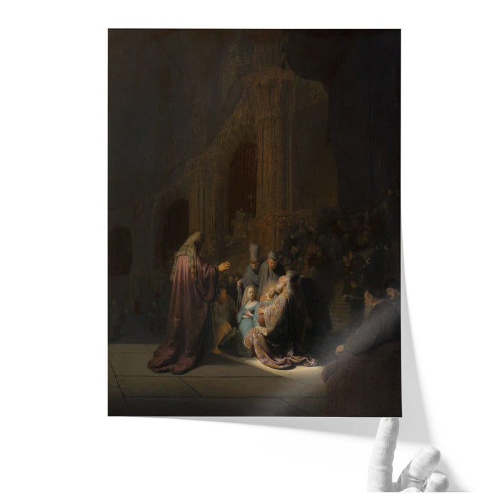 Simeon’s Song of Praise, 1631 - Canvas Print Wall Art