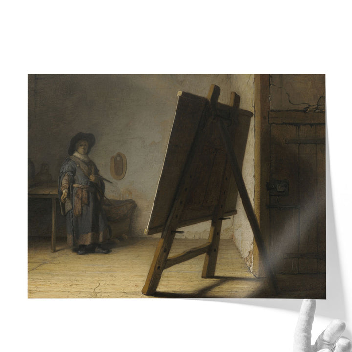 The Artist In His Studio, 1628 - Canvas Print Wall Art