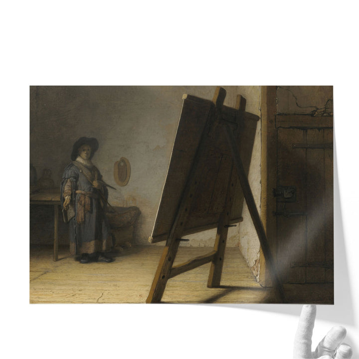 The Artist In His Studio, 1628 - Canvas Print Wall Art