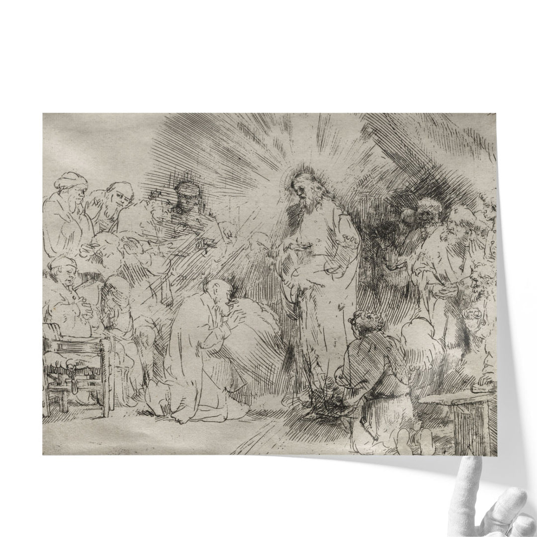 Christ Appearing to the Apostles, 1656 - Canvas Print Wall Art