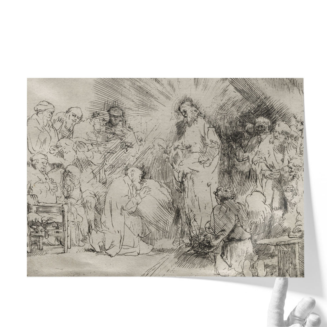 Christ Appearing to the Apostles, 1656 - Canvas Print Wall Art