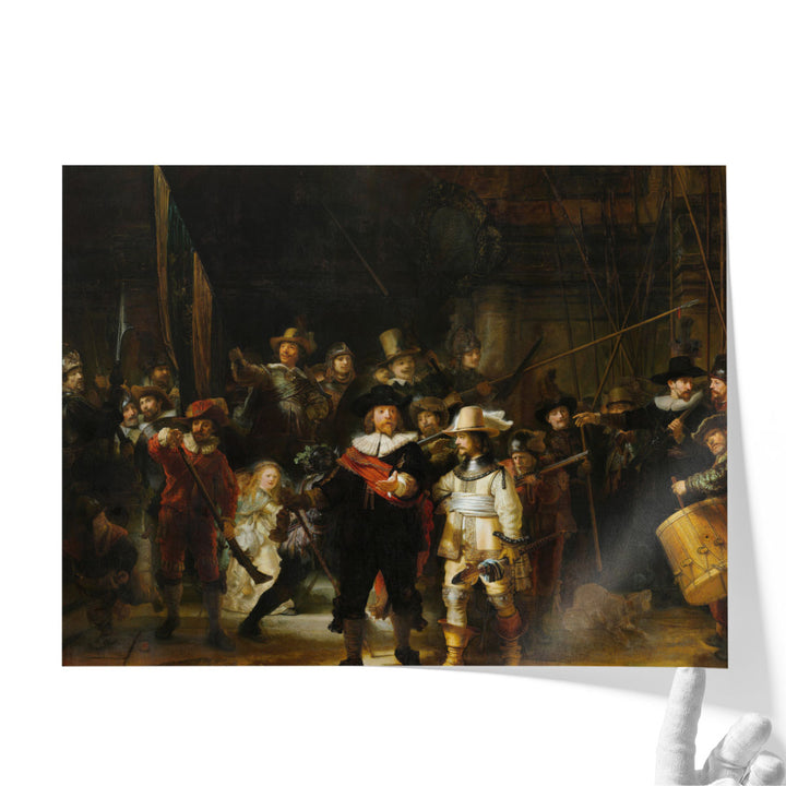 Night Watch, Militia Company of District II, 1642 - Canvas Print Wall Art
