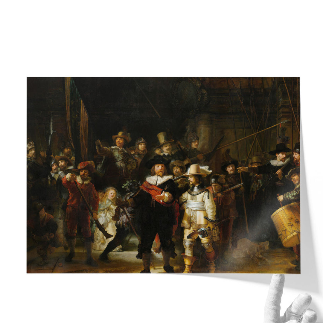 Night Watch, Militia Company of District II, 1642 - Canvas Print Wall Art