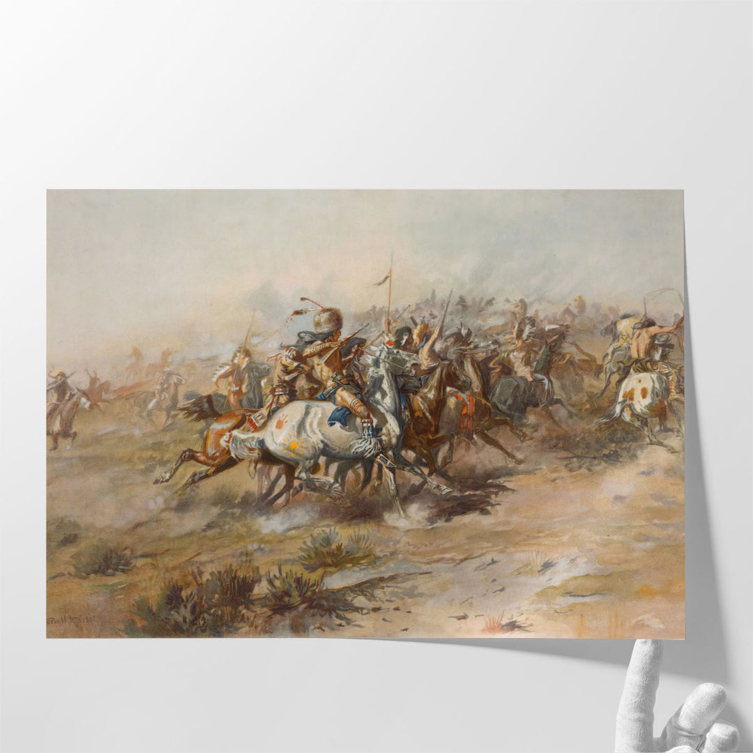 The Custer Fight, 1903 - Canvas Print Wall Art