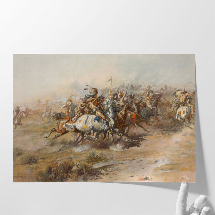 The Custer Fight, 1903 - Canvas Print Wall Art