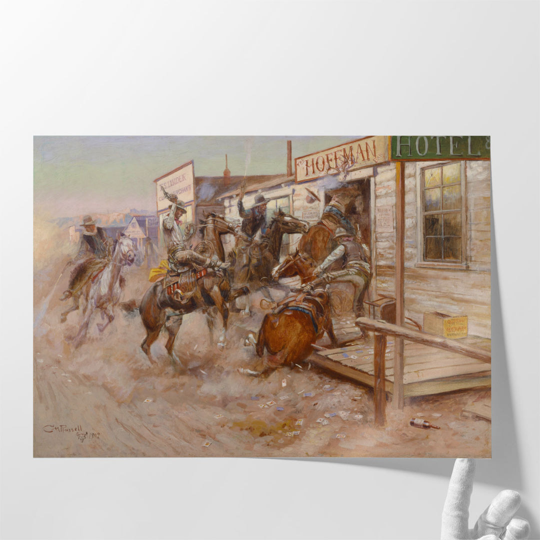 In Without Knocking - Canvas Print Wall Art