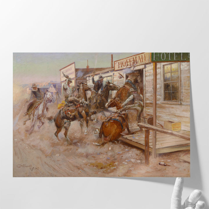 In Without Knocking - Canvas Print Wall Art