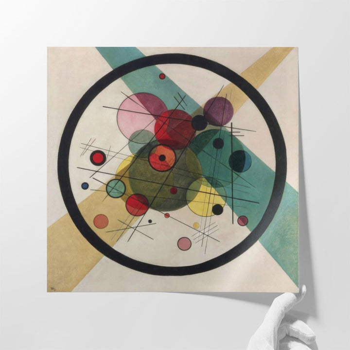 Circles in a Circle - Canvas Print Wall Art
