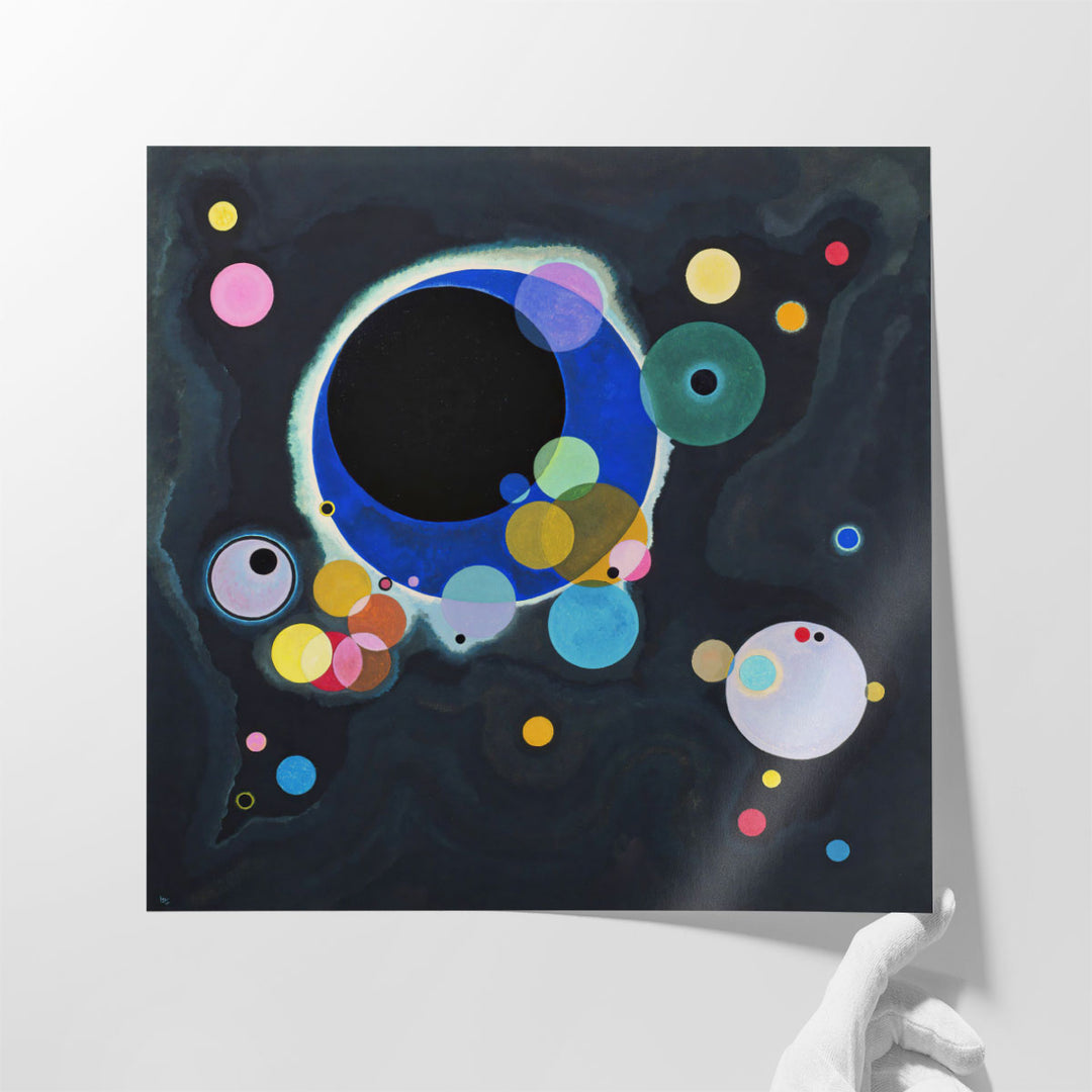 Several Circles - Canvas Print Wall Art