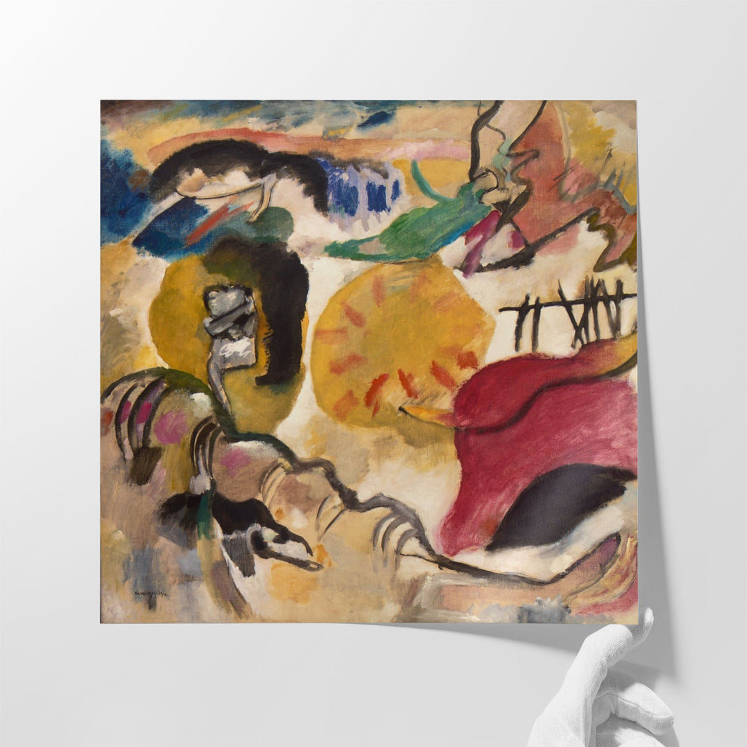 Improvisation 27, Garden of Love II - Canvas Print Wall Art