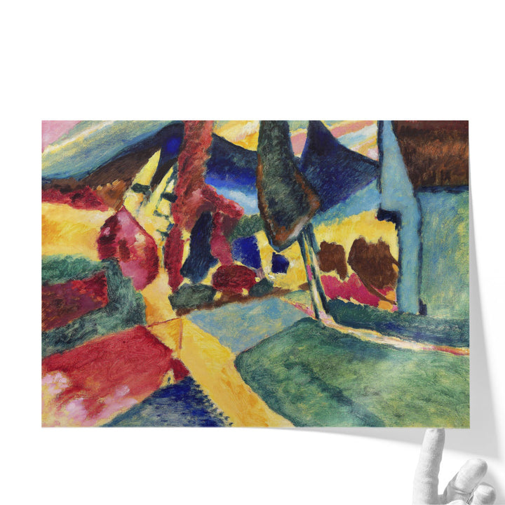 Landscape with Two Poplars, 1912 - Canvas Print Wall Art