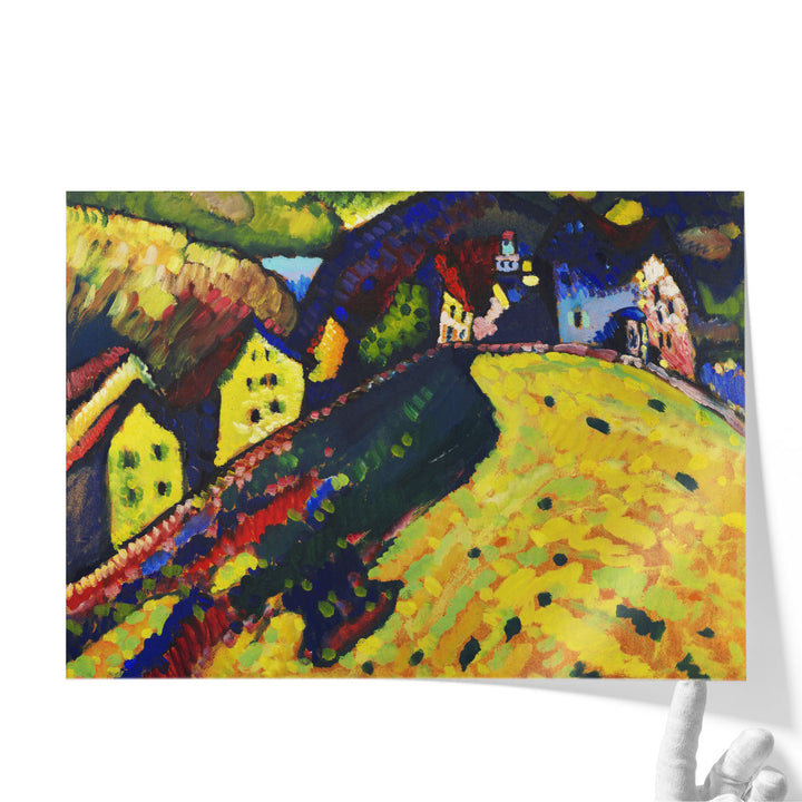 Houses at Murnau, 1909 - Canvas Print Wall Art