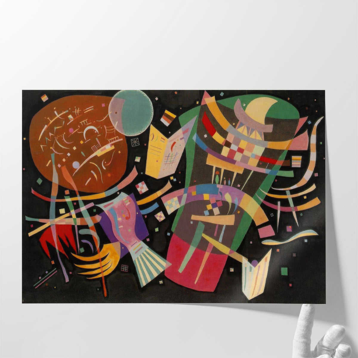 Composition X, 1939 Canvas Wall Art | Abstract Art | Wassily