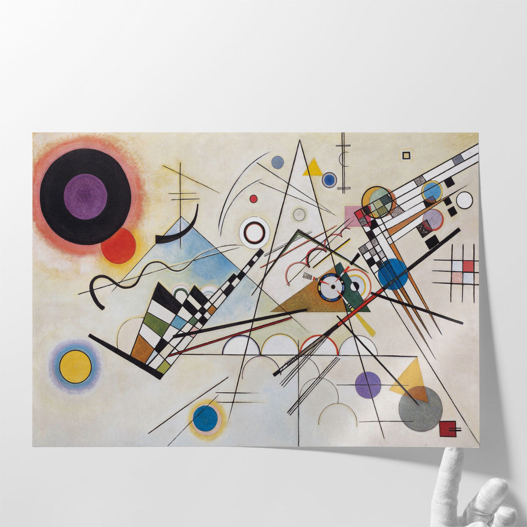 Composition VIII, 1923 - Canvas Print Wall Art