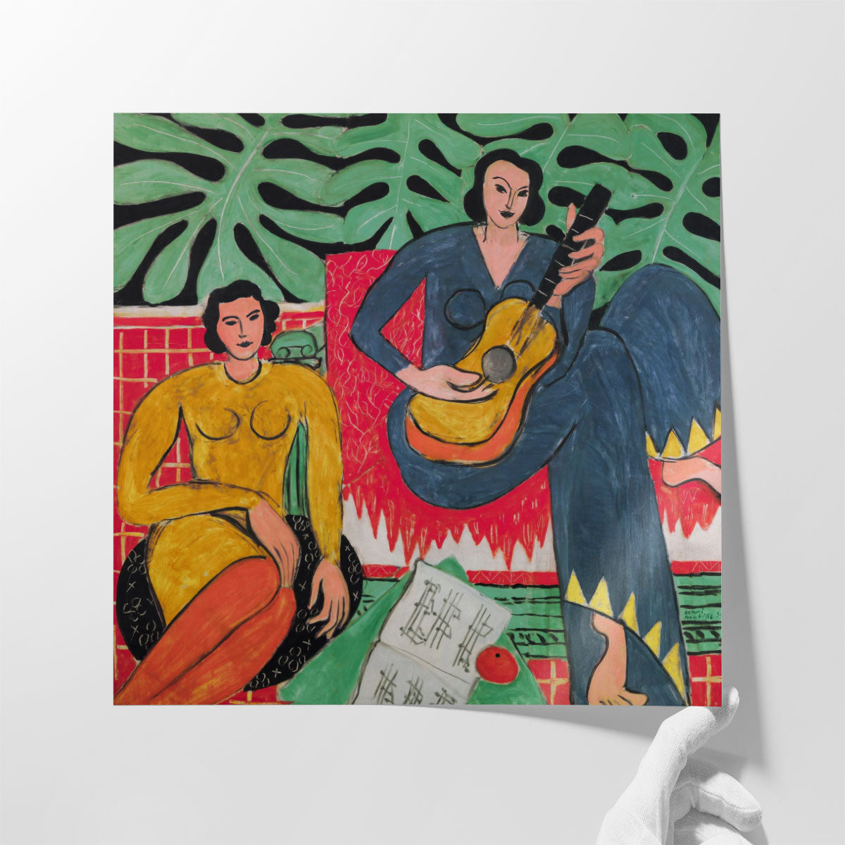 The Music Canvas Art Print | Classic Rhythm | Henri Matisse