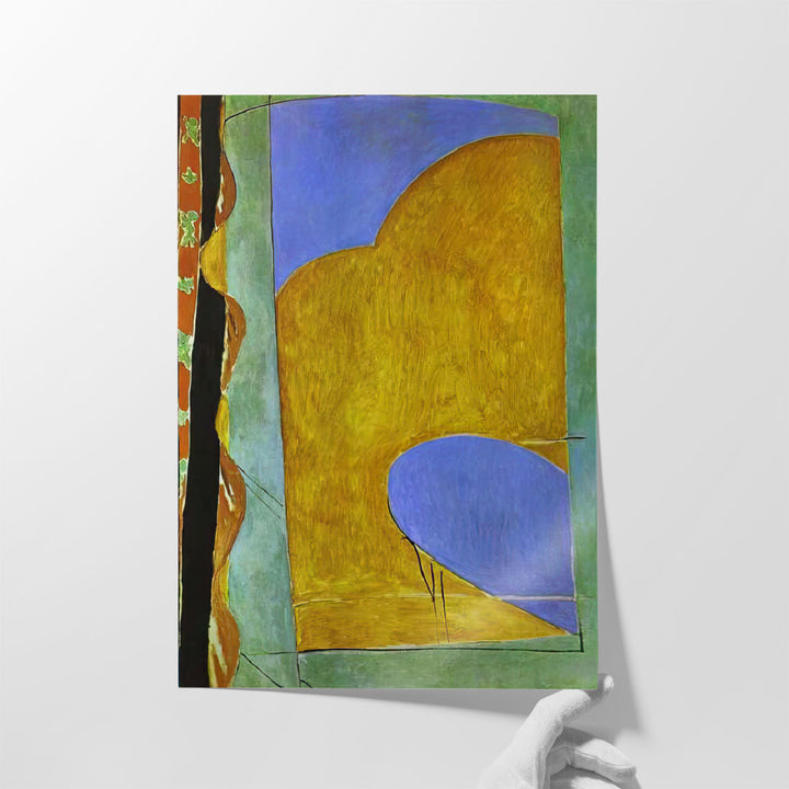 The Yellow Curtain - Canvas Print Wall Art