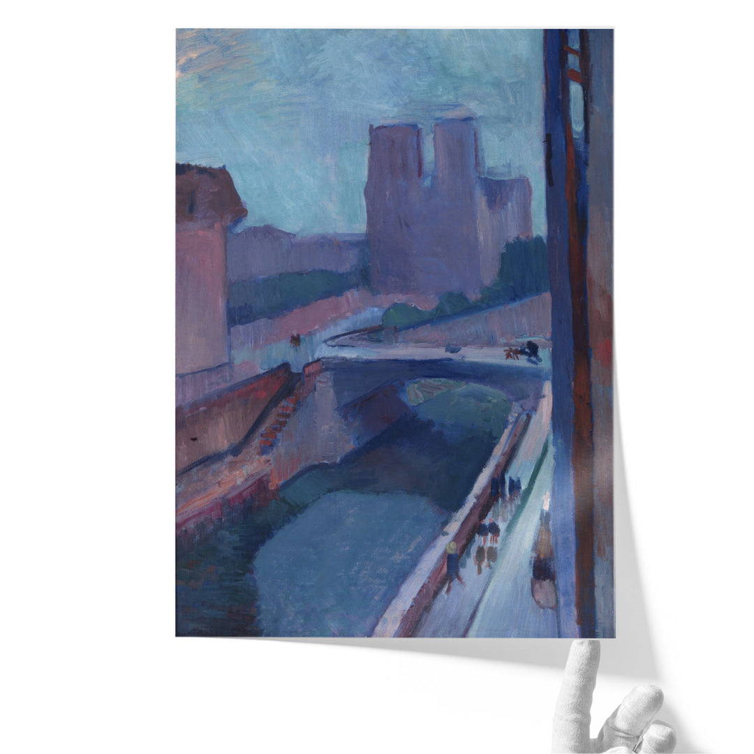 Notre-Dame, Une Fin D'apres-Midi - Canvas Print Wall Art