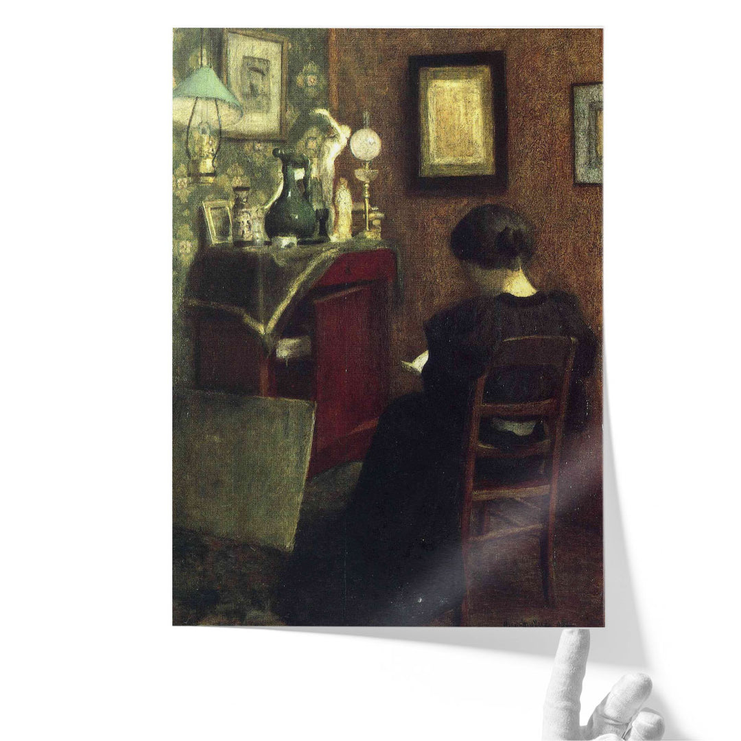 Woman Reading, 1894 - Canvas Print Wall Art