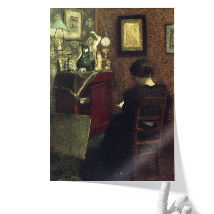 Woman Reading, 1894 - Canvas Print Wall Art