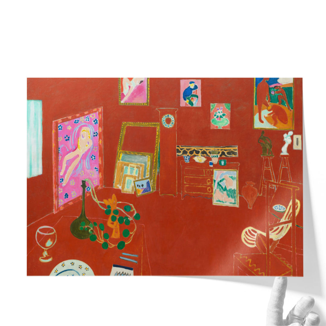 The Red Studio - Canvas Print Wall Art
