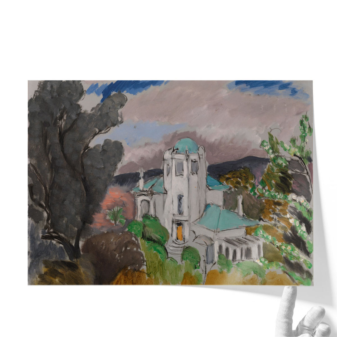 Blue Villa, 1918 - Canvas Print Wall Art