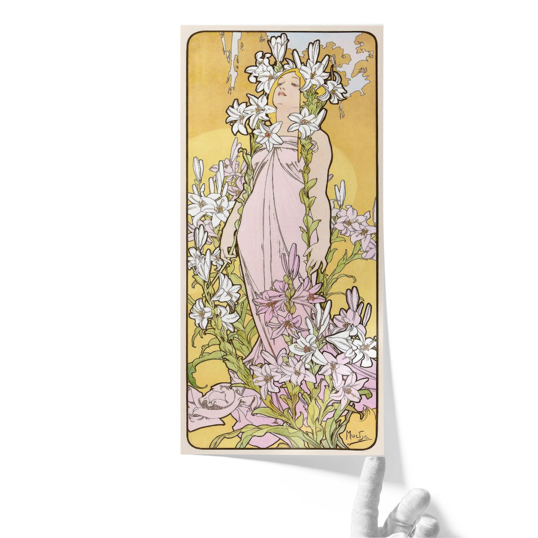 The Flowers, Lily, 1898 - Canvas Print Wall Art