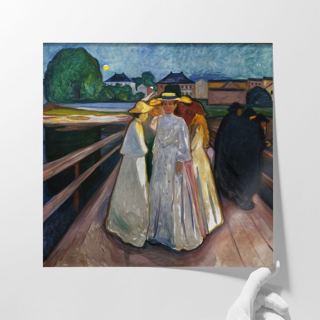 On the Bridge, 1903 - Canvas Print Wall Art