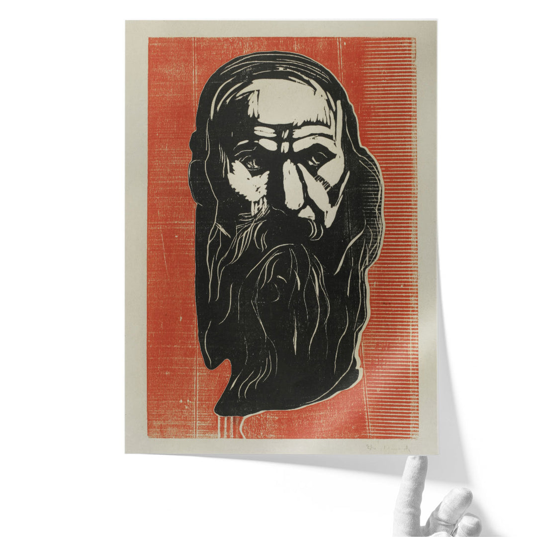 Head of an Old Man with Beard, 1902 - Canvas Print Wall Art