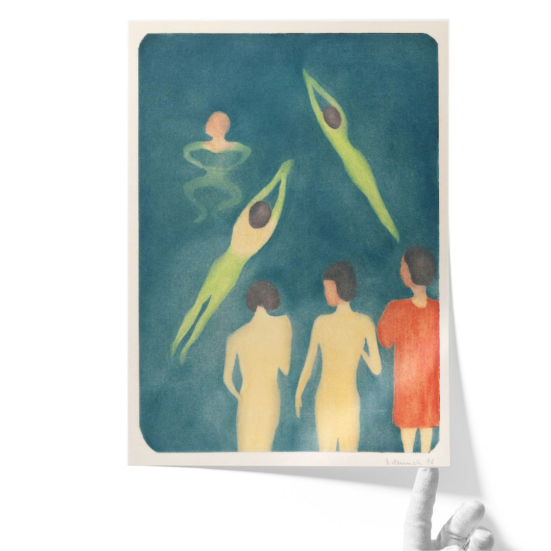 Boys Bathing, 1896 - Canvas Print Wall Art