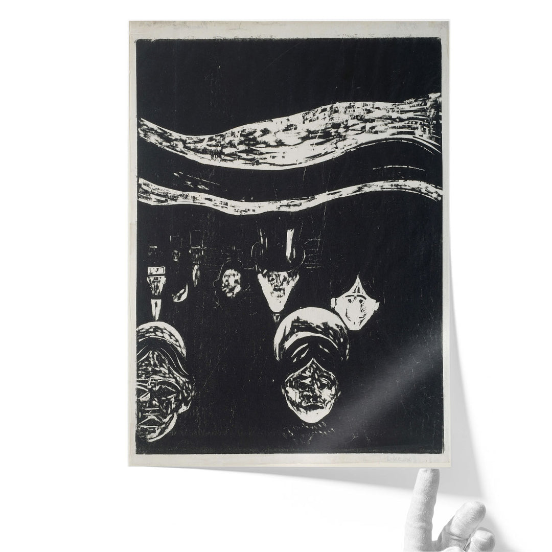 Anxiety, 1896- Canvas Print Wall Art