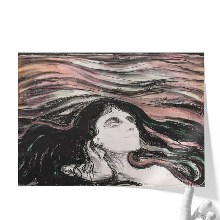 On the Waves of Love, 1896 - Canvas Print Wall Art