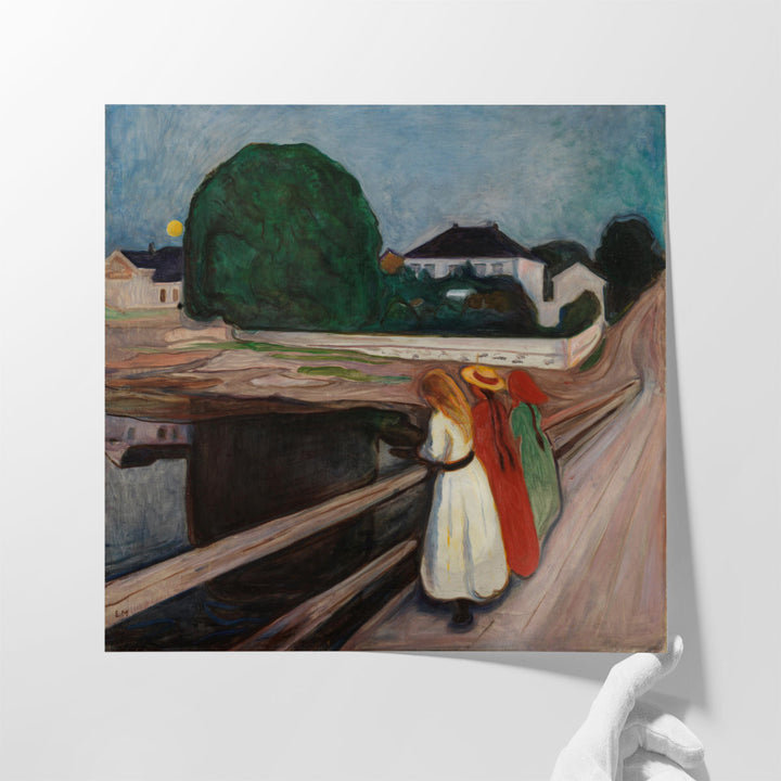 The Girls on the Bridge, 1901 - Canvas Print Wall Art