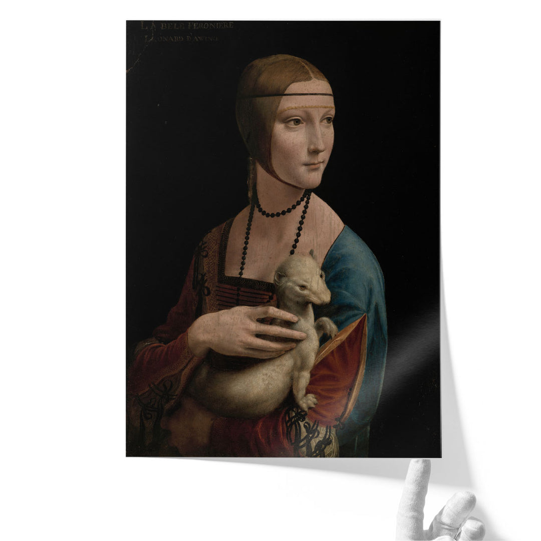 Lady with an Ermine, 1490 - Canvas Print Wall Art