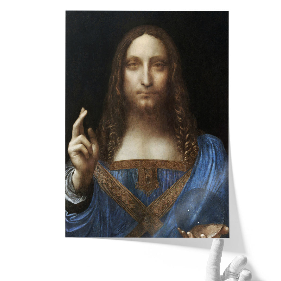 Salvator Mundi, 1500 - Canvas Print Wall Art