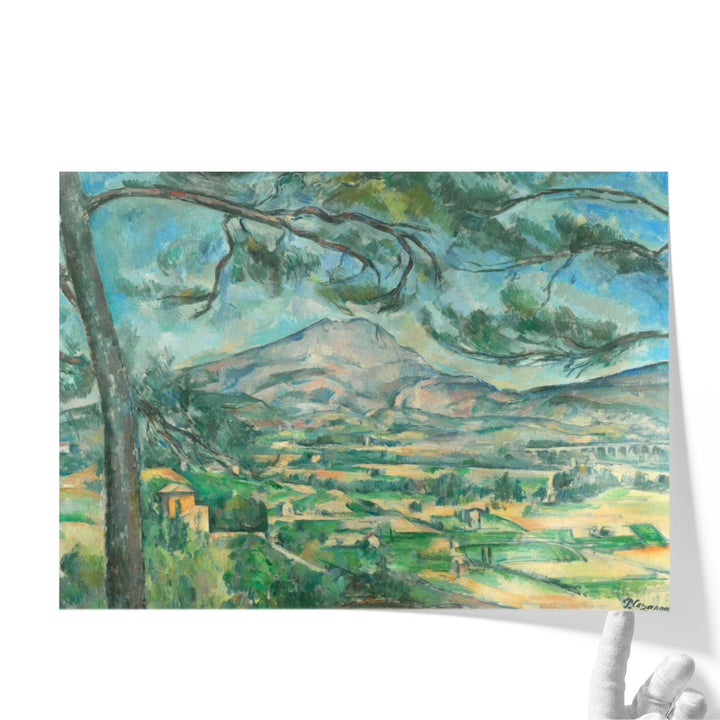 Mont Sainte-Victoire with Large Pine - Canvas Print Wall Art