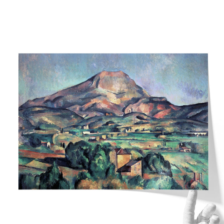Mont Sainte-Victoire seen from Bellevue - Canvas Print Wall Art
